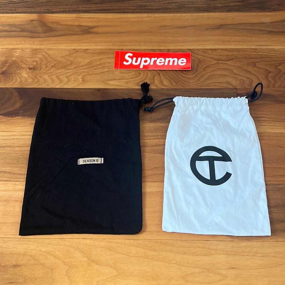 Bundle! Yeezy Season 6 Dust Bag + Telfar dust bag + Supreme Sticker
